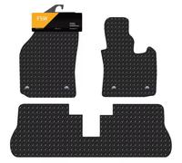 FSW Van Mats Fits Volkswagen Caddy Taxi 2004-2020, 5mm Rubber, Black