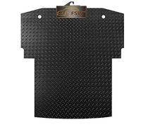 FSW Van Rear Mat For Citroen Nemo 2008-2021 When Ply Lined, 5mm Rubber | Custom Fit, Extra Heavy Duty Floor Mats, Anti-Slip, Waterproof