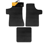 FSW - Vito 2005-2015 Special Taxi Version - Tailored Van Mats - 5mm Extra Heavy Duty Rubber - Anti Slip Van Floor Mat, Waterproof With Anti Slip Backing - 3Pc Rubber Floor Mat - Van Accessories