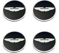 FSWEOKL 4 Pcs Car Hub Centre Caps for Aston Martin Valkyrie 56MM, Badge Emblem Decal Sticker Wheel Trim Water Rust Proof Covers Decoration
