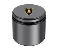 FSWEOKL Car Ashtray for Lamborghini Diablo VT, Smell Proof Portable Ashtray with Automatic LED Light Spill Proof Smokeless Cigarette Cup,Space Grey
