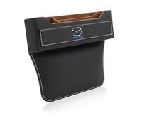 FSWEOKL Car Seat Gap Filler Organizer for Mazda MX-5 RF 2016-2024, PU Leather Crevice Storage Box Auto Front Seat Console Accessories,Black