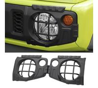 FSYHKJ Front Headlight Guards Cover Trim Protector for Suzuki Jimny 2019-2025 Exterior Headlamp Guard Kit Accessories (Matte Black)
