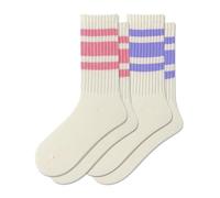 Fszsaa Fun Novelty Striped Retro Crew Socks For Women Sporty Calf Casual Cotton Socks Women
