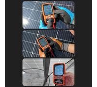 FT-1000W Solar Panel Tester MPPT Power Meter Photovoltaic Multimeter for PV Module Analysis and Solar System Troubleshooting with Large Display and Safety Featu