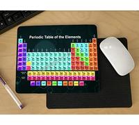 FT FlyingTurtles Black Periodic Table of The Elements Premium Mouse mat pad designed
