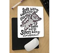 FT FlyingTurtles Inspired By The Big Bang Theory Soft Kitty Premium Mouse mat pad designed