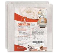 FT Muslin Cloths for Cooking 2 Pcs Cheese Cloths for Straining (50x50cm)