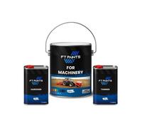 Ft Paints 1.10 L Kit High-Coverage Paint With Gloss Finish For Machinery- Ral 3020-Traffic Red