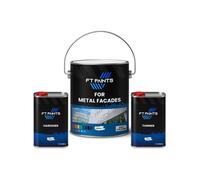 Ft Paints 1.10 L Kit High-Coverage Paint With Gloss Finish For Metal Facades- Ral 3020-Traffic Red