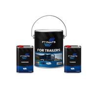 Ft Paints 1.10 L Kit High-Coverage Paint With Satin Finish For Trailers- Ral 7042-Traffic Grey A