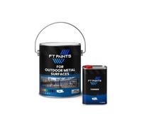 Ft Paints 1.1L Kit Synthetic Paint With Gloss For Outdoor Metal Surfaces-Ral 5015-Sky Blue