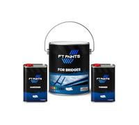 FT Paints 1.633L Kit ACRY High-Gloss 2K Paint with Hardener E9003 For Bridges -RAL 5015-Sky Blue