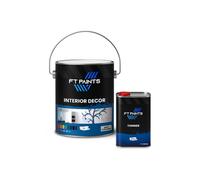 Ft Paints 1.6L Kit Satin Finish 1K Acrylic Paint For Interior Decor -Ral 1003-Signal Yellow