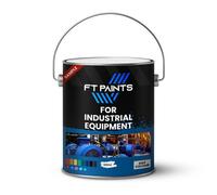 Ft Paints 100 Ml Sample Topcoat Satin-Matt Paint For Large Industrial Surfaces-Ral 7001-Silver Grey