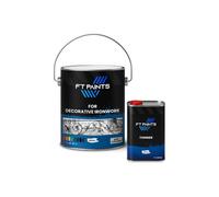 Ft Paints 1L Kit Decorative Matt Finish Paint For Decorative Ironwork- Ral 6011-Reseda Green