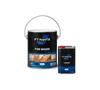 Ft Paints 2.8L Kit Synthetic Paint With Satin Matt For Wood-Ral 7012-Basalt Grey