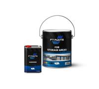 Ft Paints 20.0L Kit Floor Paint With Semi Gloss Finish For Storage Areas- Ral 7040-Window Grey