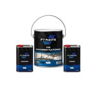 Ft Paints 3.167L Kit 2K Anti-Slip Floor Paint With E9003 Hardener (Slow Drying) For Machinery Platforms- Ral 7001-Silver Grey