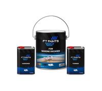 Ft Paints 3.167L Kit 2K Anti-Slip Floor Paint With E9005 Hardener (Standard Drying) For Marine Decking- Ral 7035-Light Grey