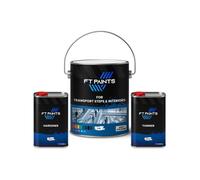 Ft Paints 3.167L Kit 2K Floor Paint With E9005 Hardener (Standard Drying) For Transport Steps & Interiors- Ral 7042-Traffic Grey A