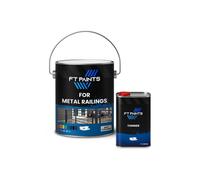 Ft Paints 5L Kit Decorative Matt Finish Paint For Metal Railings- Ral 7035-Light Grey