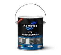 FT Paints Aerosol 400ml 1K Metal Satin Paint For Fences & Gates- RAL 9005-Jet Black