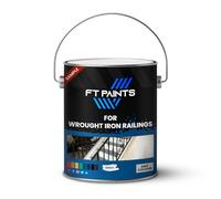 FT Paints Sample 100ml 2K Anti-Rust Metal Paint with Hardener E9003 For Wrought Iron Railings- RAL 1003-Signal Yellow