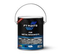 Ft Paints Sample 100Ml 2K Anti-Slip Floor Paint With E9003 Hardener (Slow Drying) For Metal Walkways- Ral 1003-Signal Yellow