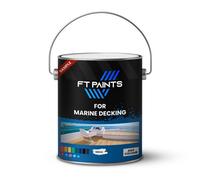 Ft Paints Sample 100Ml 2K Anti-Slip Floor Paint With E9005 Hardener (Standard Drying) For Marine Decking- Ral 7042-Traffic Grey A