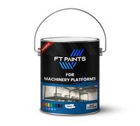 Ft Paints Sample 100Ml 2K Floor Paint With E9005 Hardener (Standard Drying) For Machinery Platforms- Ral 7042-Traffic Grey A