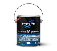 Ft Paints Sample 100Ml 2K Floor Paint With E9005 (Standard Drying) For Transport Steps & Interiors- Ral 7042-Traffic Grey A