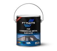 Ft Paints Sample 100Ml Satin Finish Enamel Paint For Commercial Metal Surfaces- Ral 7040-Window Grey