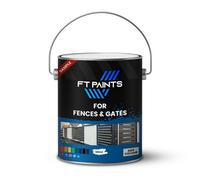 Ft Paints Spray Can 400Ml 1K Metal Satin Paint For Fences & Gates- Ral 9011-Graphite Black