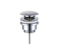 FT Series Universal Click Clack Basin Waste Aquarius Silver One Size