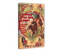 Ft. Worth Stock Show Rodeo Poster Cowboy Vintage Style Western Poster,bedroom Canvas Posters, Hall Wall Art, Bathroom Canvas Posters Frame-style 12x18inch(30x45cm)