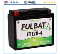 Fulbat Gel Motorcycle Battery FT12B-4 - Factory Activated (FT12B-BS)