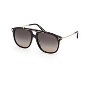 Ft1306 01B Sunglasses - unisex - Tom Ford - Sunglasses - Black - 58 MM - Accessories 58 MM