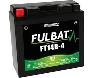 FT14B-4 AGM Fulbat Motorcycle Battery YT14B-4