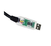 FT232RL U TO RS485 4 CORE 4P SERIAL COMMUNICATION CABLE -RS485-WE-1800-BT VCC GND DATA A B(1.8M,Transparent USB Case)