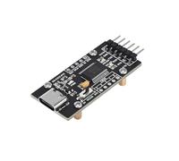 FT232RL USB to UART TTL Serial Adapter, Type-C USB 2.0 to Serial Converter Board, 3.3V/5V Level Switch, CTS/RTS Flow Control, TX/RX LEDs, for Arduino, compatible with Raspberry Pi