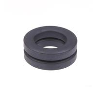 FT240-43 Toroidal Iron Core Ring RF Choke Balun Nickel Zinc Material Black 6.1x3.5x1.3cm Lightweight 95g for Antenna Feed Lines Common Mode Current Suppression DIY Radio Circuits(2pcs)