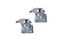 FT291 Weathered Tombstone Gargoyle 1.7x2.2cm Pair of Cufflinks Made From Fine English Modern Pewter POSTED BY US GIFTS FOR ALL 2016 FROM DERBYSHIRE UK