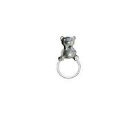 FT331 Teddy Bear 2.1x1.6cm Emblem Made From Fine English Pewter Brooch drop hoop Holder For Glasses , Pen , ID jewellery POSTED BY US GIFTS FOR ALL 2016 FROM DERBYSHIRE UK …