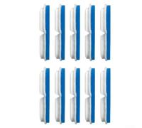 FT888 Fountain Filter Replacements, Activated Carbon Elements, 10 Blue | Sponge & Non-woven Fabric, 9.6x3.3cm, Removes Impurities, Easy Install, Fresh Water For Cats