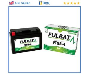 FT9B-4 AGM Fulbat Motorcycle Battery YT9B-4