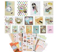 FTA&ATF 16PCS Card Making Kits Colorful Handmade Greeting Card Kits for Christmas's Day Cards Easter Cards Birthday Invitation, DIY Envelope & Card Making