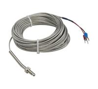 FTARB02 K Type M6 Bolt Head Spring Protected 10m Metal Screening Cable Screw Thermocouple 1Pcs(E)