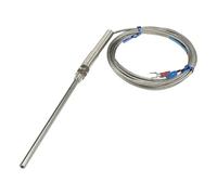 FTARP07 K Type 3.0m Cable 100mm Probe Head Thermocouple Temperature Sensor M8 Thread CA-187 1Pcs