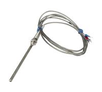 FTARP07 PT100 Type 2m Cable Probe Head RTD Temperature Sensor M8 Thread Probe 1Pcs(100mm probe length)